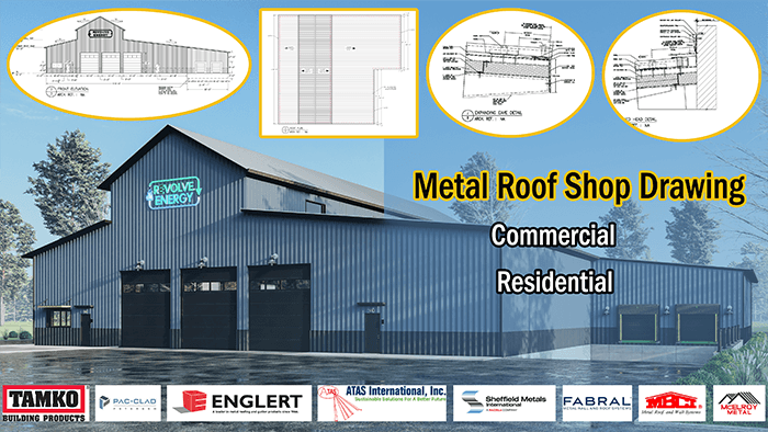 Metal Roof Shop Drawing